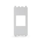 ALPHA ELETTRONICA - Adattatore keystone per placca Vimar Eikon - Bianco