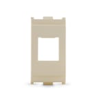 ALPHA ELETTRONICA - Adattatore keystone per placca Vimar Idea - Bianco