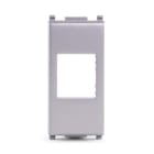 ALPHA ELETTRONICA - Adattatore keystone per placca Vimar Plana - Grigio