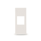 ALPHA ELETTRONICA - Adattatore keystone compatibile Vimar Linea - Bianco