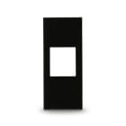 ALPHA ELETTRONICA - Adattatore keystone compatibile Vimar Linea - Nero
