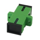 ALPHA ELETTRONICA - Bussola da pannello - adattatore fibra ottica simplex SC-APC/SC-APC