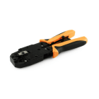 ALPHA ELETTRONICA - Pinza a crimpare per spine modulari 4P2C, 4P4C, 6P4C, 6P6C, 8P8C, 6P4C DEC, 6P6C DEC