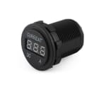 ALPHA ELETTRONICA - Display Amperometro 0-10A - per batterie - tensione di lavoro 12/24V
