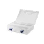 ALPHA ELETTRONICA - Contenitore valigetta plastica 12+4 scomparti - 23x16x6cm