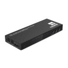ALPHA ELETTRONICA - Matrice HDMI®, 4 In - 2 Out 4K@60Hz - Con Scaler - HDR - estrazione audio