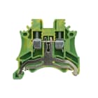 ALPHA ELETTRONICA - Morsetto serrafilo Din DC 0,5÷4mm² giallo-verde