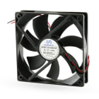 ALPHA ELETTRONICA - Ventola DC 120x120x25 12V Cuscinetti 83,50CFM