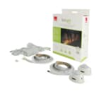 ALPHA ELETTRONICA - Kit striscia Led BEDlight doppio 2 x 1,2m 24Vdc con alimentatore e sensore di movimento