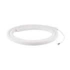 ALPHA ELETTRONICA - Striscia Led Decorativa Neon Flex 360° - 240 Led/m 2835+2216 - 24Vdc - 16W/m - RGBW - Cavo a 90° - 2.5m