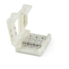 ALPHA ELETTRONICA - Kit di 10 connettori per nastri led Bicolore aggiustabile 10mm