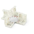 ALPHA ELETTRONICA - Kit di 10 connettori in PCB a "croce" per nastri led monocolore 8mm