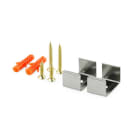 ALPHA ELETTRONICA - Kit graffette di fissaggio - adatte per profilo JO380/086 e JO380/087