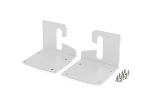 ALPHA ELETTRONICA - Kit due staffe simmetriche a parete - Bianco