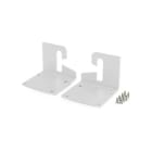 ALPHA ELETTRONICA - Kit due staffe simmetriche a parete - Bianco