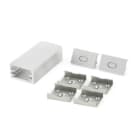 ALPHA ELETTRONICA - Profilo in alluminio grezzo con copertura in PC trasparente piana - 2m