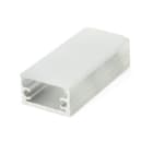 ALPHA ELETTRONICA - Profilo di alluminio con copertura in PC trasparente piana - 2m