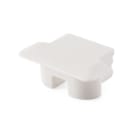 ALPHA ELETTRONICA - Terminale di chiusura bianco in plastica per profilo JO380/102