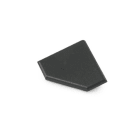 ALPHA ELETTRONICA - Terminale di chiusura plastico - nero - adatto per profilo JO380/152