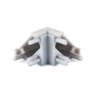 ALPHA ELETTRONICA - Giunto angolare convesso curva dx - adatto per profilo JO380/154 - copertura grigia