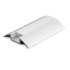 ALPHA ELETTRONICA - Profilo in alluminio anodizzato argento con copertura in PC opaca piana - 2m