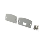 ALPHA ELETTRONICA - Kit terminali di chiusura metallici - adatti per profilo JO381/504