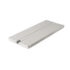 ALPHA ELETTRONICA - Profilo in alluminio con lastra in cartongesso - Copertura in PC opaca - 2m - Serie Linear Small