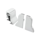 ALPHA ELETTRONICA - Profilo in alluminio anodizzato argento con copertura in PC opaca piana - 3m - Accessori inclusi