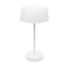 ALPHA ELETTRONICA - Lampada da tavolo a Led con interruttore Touch - 7W - Bianca - Serie Wave