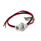 ALPHA ELETTRONICA - Faretto Led da incasso - 0,2W - 12V - Bianco caldo - Bianco - Serie Cosmo