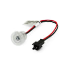 ALPHA ELETTRONICA - Faretto Led da incasso - 0,3W - 12V - Blu - Trasparente - Serie Suite