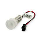 ALPHA ELETTRONICA - Faretto Led da incasso - 1W - 12V - Bianco caldo - Serie Velo