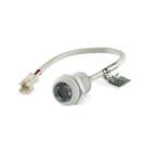 ALPHA ELETTRONICA - Faretto LED da incasso rotondo - 1W - 350mA - Bianco - Bianco caldo - Serie Agos