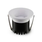 ALPHA ELETTRONICA - Faretto LED da incasso rotondo - 3W - Bianco - Bianco naturale - Serie Orione