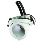 ALPHA ELETTRONICA - Faretto Led da incasso - 20W - Orientabile - Bianco caldo - Serie Moda