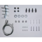 ALPHA ELETTRONICA - Kit di fissaggio a sospensione per pannelli led JO395 - 4 corde