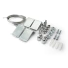 ALPHA ELETTRONICA - Kit di fissaggio a sospensione per pannelli led back-lit - 4 corde