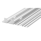 ALPHA ELETTRONICA - Cornice per fissaggio a plafone per pannello Edge-Lit 30x30 - Angolo in plastica - Colore bianco