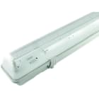 ALPHA ELETTRONICA - Plafoniera per singolo tubo Led T8 150cm - Tubo Led non incluso - Serie Shell