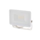 ALPHA ELETTRONICA - Proiettore Led Ultra Slim 10W - 230Vac - Bianco naturale - Corpo bianco - Serie Clear