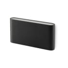 ALPHA ELETTRONICA - Applique Led 12W - 230Vac - Corpo nero - CCT regolabile - Serie Twin