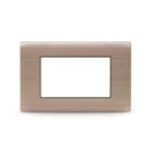 ALPHA ELETTRONICA - Cover segnapasso - Cornice metallizzata oro - Serie One Frame