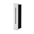 ALPHA ELETTRONICA - Segnapasso Led 3W da incasso - Con cassaforma - Cornice bianca - Bianco caldo - Serie Line