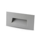 ALPHA ELETTRONICA - Segnapasso Led - Bianco naturale - Cornice grigio argento - Con cassaforma - Serie Vista