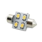 ALPHA ELETTRONICA - Lampadina a Led SV8,5 - 0,7W - 10-30Vdc - Bianco freddo