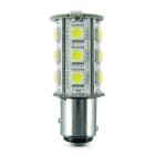 ALPHA ELETTRONICA - Lampadina a Led BAY15D - 2W - 10-30Vdc - Bianco freddo