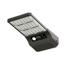 ALPHA ELETTRONICA - Lampione solare Led 90W - Con sensore PIR - Ricaricabile - CCT selezionabile 3000K/6000K - Serie Solea