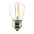 ALPHA ELETTRONICA - Lampada a filamento led mini-bulbo - 230Vac - E27 - 4,5W  - Bianco naturale