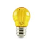 ALPHA ELETTRONICA - Lampada a filamento led mini-bulbo - 230Vac - E27 - 4,5W - Gialla