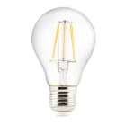 ALPHA ELETTRONICA - Lampadina a filamento a Led E27 - 3,8W - 230Vac - Bianco caldo 3000K